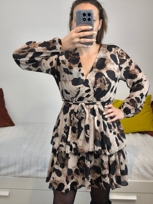 Robe courte imprimée